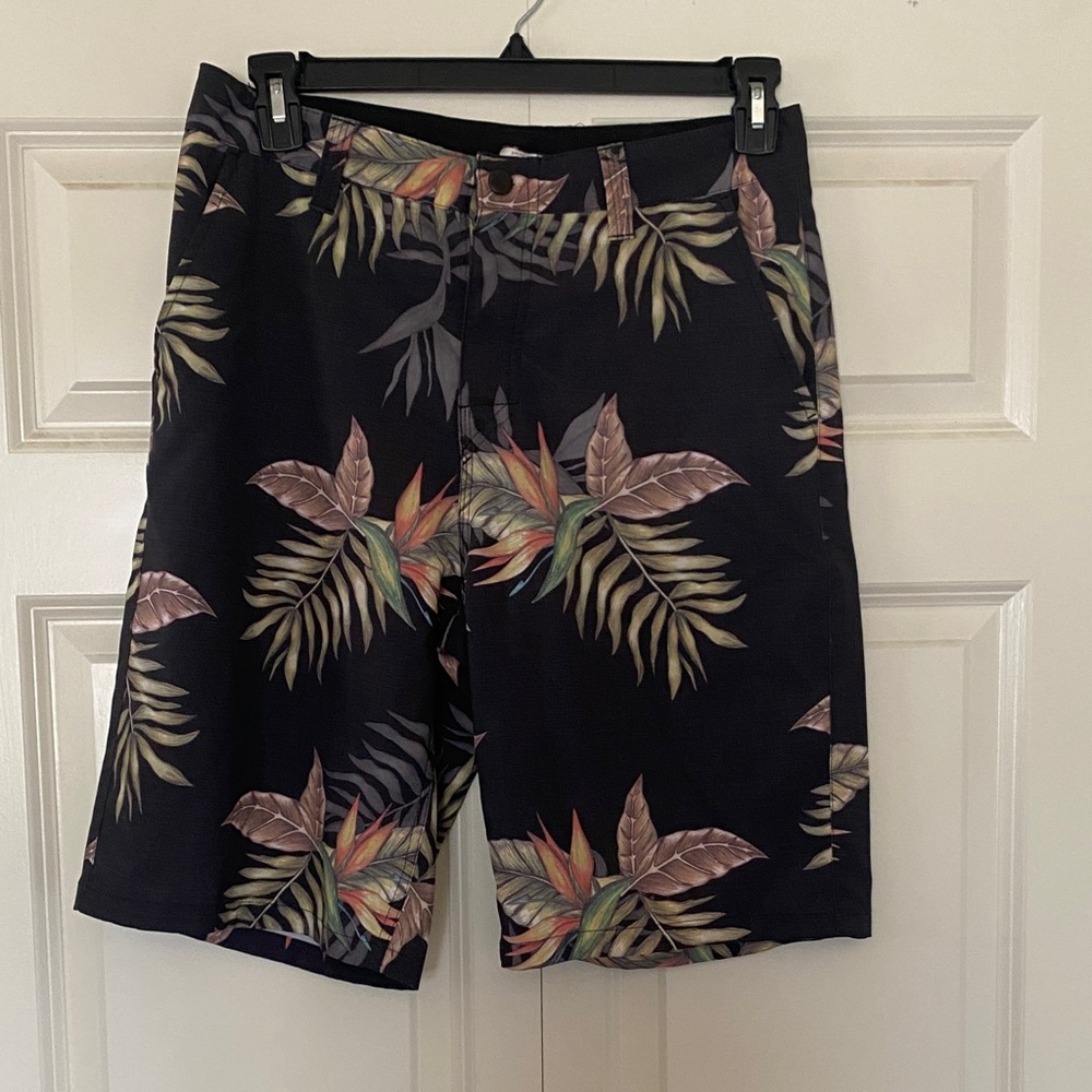 Tropical Print Men's Swim Shorts